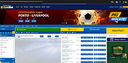 Goldbet scommesse sportive online homepage