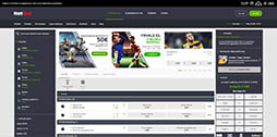 NetBet scommesse sportive online homepage