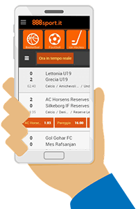 Scommesse live dal cellulare