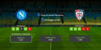 Consigli per Napoli vs Cagliari: giovedi 02 maggio 2021 - Serie A